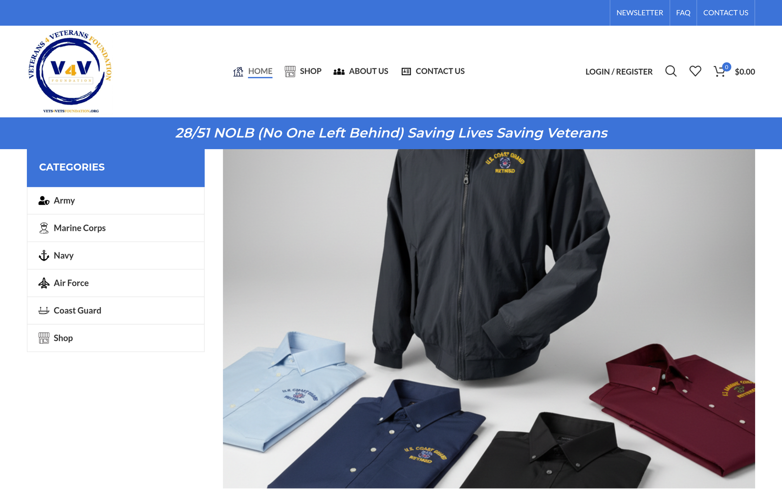 Veterans 4 Veterans USA — DigiSense client project